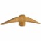 Ekena Millwork Bellingham Rough Sawn Timber Gable Bracket, Western Red Cedar, 72"W x 12"H x 6"D x 6"F, 4/12 Pitch GBW072X12X0606BEL00RWR - alternate 2